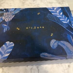 Nicobar Blue Decorative Tiger mugs, set of 2